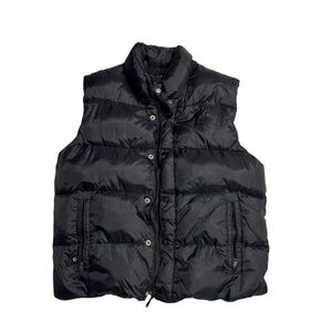 Old Navy Quilted Black Puffer Vest